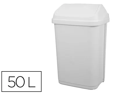 Poubelle plastique à couvercle basculant 50l — Non classé