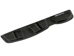Repose-poignets fellowes health-v pour claviers ergonomique microban mousse à mémoire de forme coloris noir — Non classé