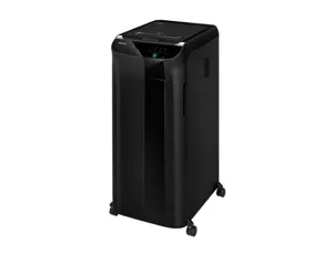 Destructeur fellowes automax 350c coupe croisée 4x38mm détruit agrafes cb trombones cd/dvd silentshred 68l 82x39x58cm — Non…