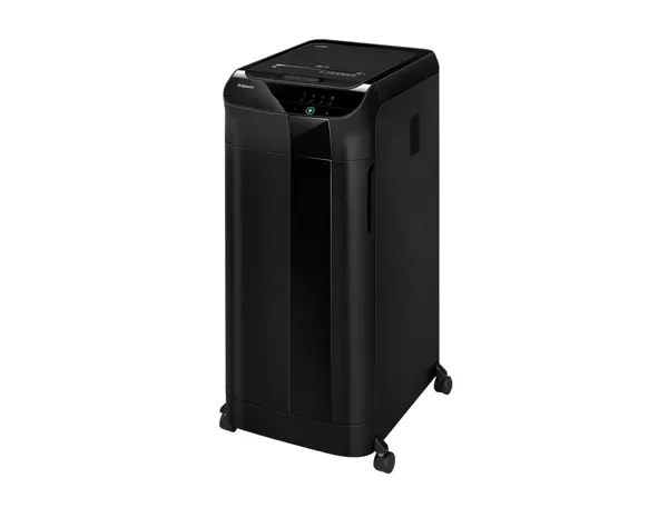 Destructeur fellowes automax 350c coupe croisée 4x38mm détruit agrafes cb trombones cd/dvd silentshred 68l 82x39x58cm — Non…