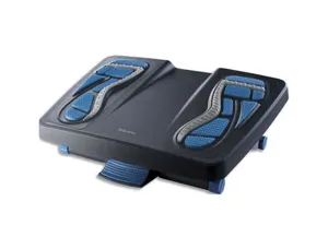Repose-pieds fellowes caoutchouc énergisant surfaces de massage règlage 3 hauteurs coloris noir — Non classé