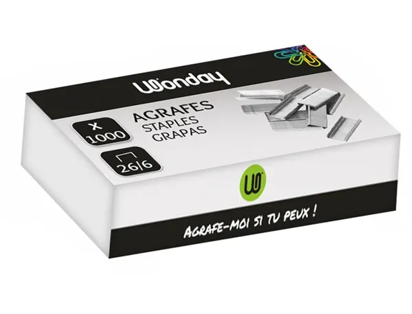 Agrafe safetool modèle 26/6 boîte 1000 unités — Non classé