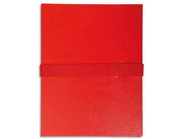 EXACOMPTA Chemise à dos extensible Balacron, rouge — Classement & archivage