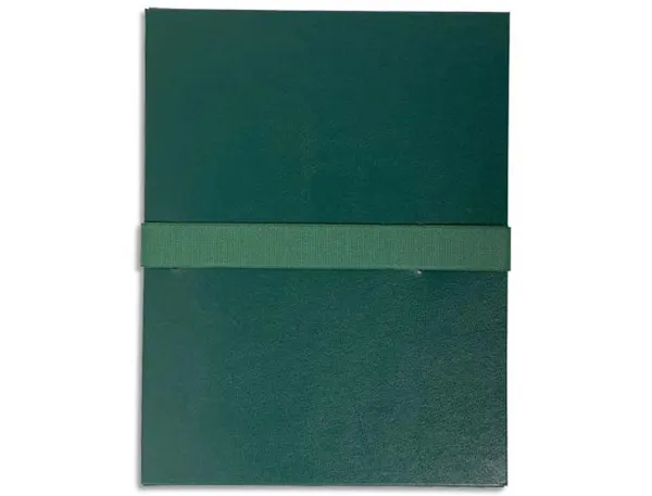 EXACOMPTA Chemise à dos extensible Balacron, vert foncé — Classement & archivage