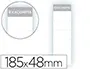 EXACOMPTA Etiquette de dos de classeur, 48 x 185 mm, blanc — Fournitures — vue 2
