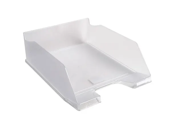 Corbeille Courrier Exacompta Combo Maxi Polystyrène Solide A4 Superposable Verticale/Escalier 347x255x103 mm Cristal —…