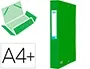 Boite Classement Elba Eurofolio Carte Grainee 600g 7/10e A4+ Dos 40 mm 3 Rabats Elast Etiquette Dorsale Vert —… — vue 2