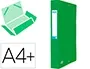 Boite Classement Elba Eurofolio Carte Grainee 600g 7/10e A4+ Dos 60 mm 3 Rabats Elas Etiquette Dorsale Vert —… — vue 2
