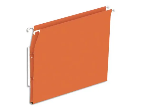 Dossier suspendu l'oblique economique kraft orange 220g  armoire entraxe 330m hauteur  275mm fond 15mm boite 25 — Non classé