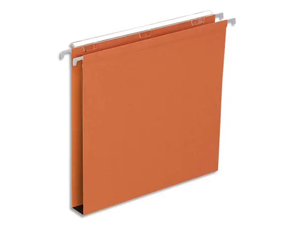Dossier suspendu l'oblique economique kraft orange 210g  a4 tiroir entraxe 330mm       h250mm fond 30mm boite 25u — Non…