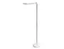 Lampadaire Alba Led Swing Reversible Tete Abs Pivotante Fut Chrome Base Metal Lestee Leds Integrees 30w Blanc —… — vue 2