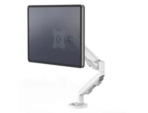 Bras articulé simple fellowes pour écran ressort à gaz système passe-câbles intégré supporte jusqu'à 8kg coloris blanc —…