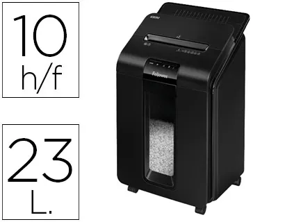 Destructeur fellowes automax 100m coupe mini 4x10mm 100f   automatique corbeille         extractible 23l 67x39x37cm — Non…