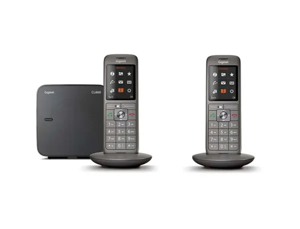 Telephone gigaset cl660 duo sans fil mode mains-libres combine grand ecran couleur repertoire 400 contacts — Non classé