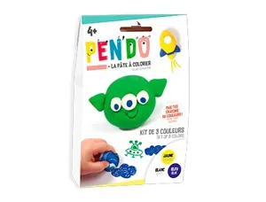 Pate a modeler dtm pen'do crayon a colorier apres       sechage lot 3 couleurs cosmos — Non classé