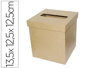 Boite A Mouchoirs Carton Carre A Decorer 13.2x12.5x12.5cm, VANERUM — TRAVAUX MANUELS