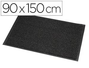 Tapis paperflow absorbant microfibre et polypropylène 90x150cm coloris anthracite — Non classé