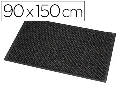 Tapis paperflow absorbant microfibre et polypropylène 90x150cm coloris anthracite — Non classé