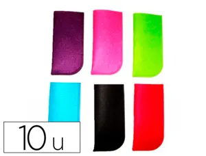Feutrine sodertex etuis a lunettes 3mm 80x168mm 10 pcs  6 coloris assortis — Non classé