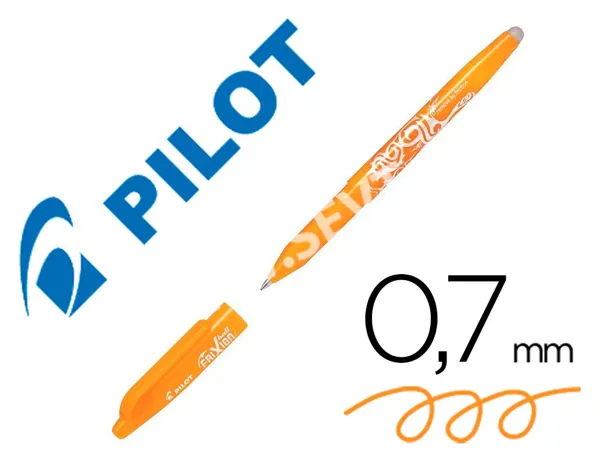 Roller pilot frixion ball encre gel pointe moyenne      coloris orange abricot — Non classé