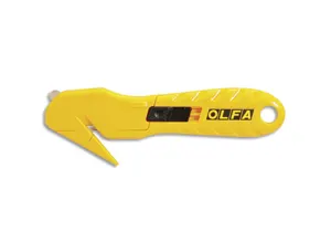 Cutter olfa securite lame sk10 corps abs ergot metal lame peu visible lors de la coupe — Non classé