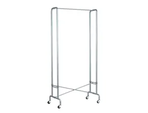 Portemanteau vestiaire unilux foldy pliant acier metallise — Non classé