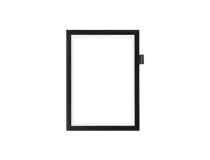 Cadre affichage durable duraframe note adhesif a4 magnetique peut contenir 5 affiches porte-stylo inclus coloris noir — Non…
