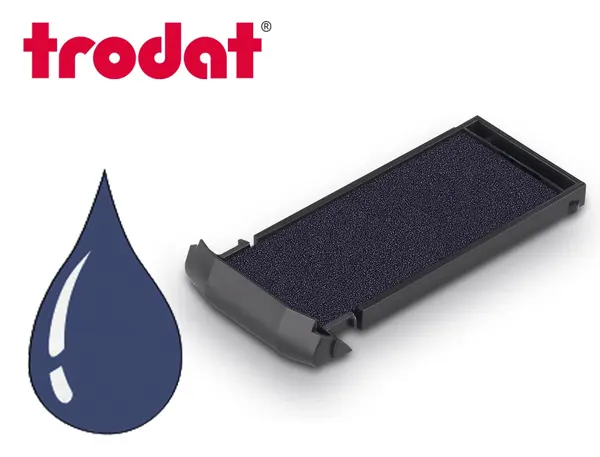 Cassette encrage trodat 6/9412 pour tampon mobile printy 9412 47x18mm coloris bleu — Non classé