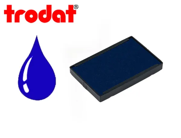Cassette encrage trodat 6/4928b pour tampon encreur 4928/4958 coloris bleu — Non classé