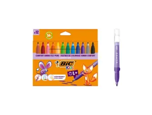Feutre kid couleur p.large etuétui de 12 feutres de coloriage bic kids couleur xl — Non classé