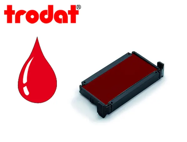Cassette encrage trodat 6/4910c pour tampon printy 4810/4910/4836/4910ta coloris rouge — Non classé