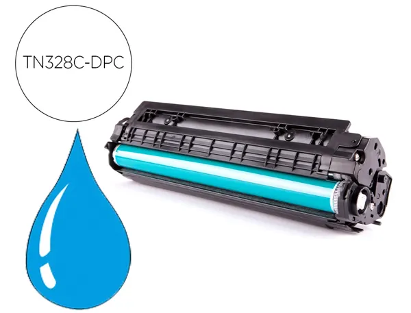 Toner laser compatible dpc brother tn328c 6000 p cyan — Non classé