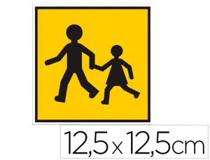Panneau de signalisation pvc transport d'enfants           signaletique biz 12,5x12,5cm — Non classé
