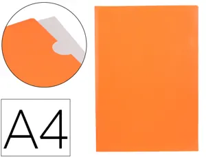 Pochette coin liderpapel polypropylene 180 microns a4  210x297mm capacite 20f        coloris orange fluo — Non classé