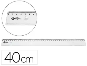 Regle liderpapel plastique incassable transparent 40 cm — Non classé