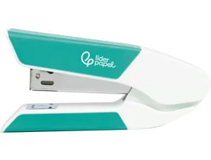 Agrafeuse bureau liderpapel 35x65x130mm 20 feuilles       agrafes 26/6 1000 agrafes     coloris turquoise — Non classé