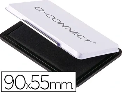 Recharge tampon q-connect économique nº3 90x55mm coloris noir — Non classé