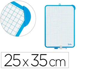 Tableau mini ardoise double face feutre brosse in  clus 2 faces quadrillée/unie 24x33cm — Non classé