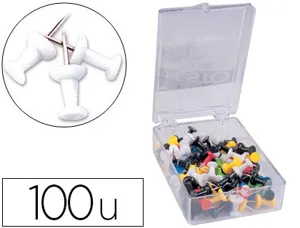 Punaise q-connect épingle mémo coloris blanc boîte 100 unités — Non classé