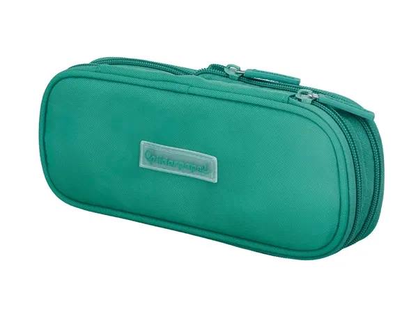 Trousse liderpapel color pop 2 fermetures eclair avec 1    compartiment extensible       coloris turquoise 230x60mm — Non…