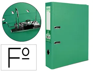 Classeur levier liderpapel documenta a4+ carton remborde dos 75mm rado metallique      coloris vert — Non classé