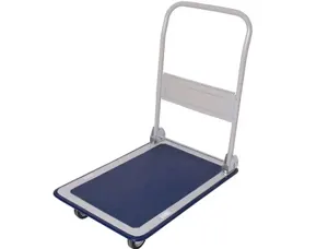 Chariot pliant q-connect 4 roues dossier rabattable      plateforme tapis antidérapant charge maximale 300kg 16.2kg — Non…