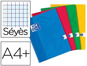 Cahier broché oxford brochure souple optik paper couverture pelliculée lavable a4+ 24x32cm 192 pages 90g séyès — Non classé