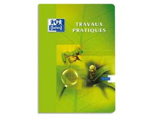 Cahier piqué oxford travaux pratiques couverture pelliculée lavable vélin velouté a5+ 17x22cm 96 pages séyès/uni 90g — Non…