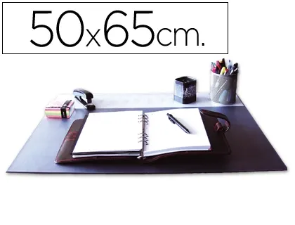 Sous-main q-connect simple pp antiderapant 50x63cm coloris noir — Non classé