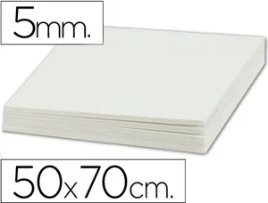Carton entrecolle liderpapel 50x70cm epaisseur 5mm         unicolore blanc — Non classé