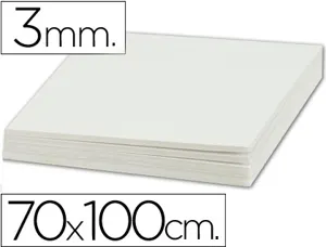 Carton entrecolle liderpapel 70x100cm epaisseur 3mm        unicolore blanc — Non classé