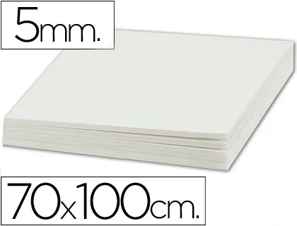 Carton entrecolle liderpapel 70x100cm epaisseur 5mm        unicolore blanc — Non classé