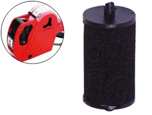 Rouleau encreur q-connect plastique largeur 20mm coloris noir — Non classé