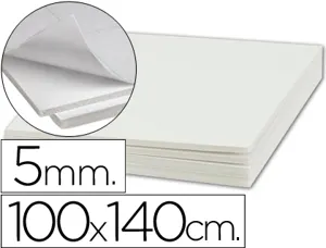 Carton entrecolle liderpapel adhesif 100x140cm epaisseur   5mm unicolore blanc — Non classé